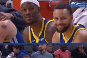 温情时刻！斯潘塞兄弟对决 勇士灰熊所有球员+教练+球迷都在笑