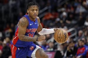 活塞官方：萨瑟因右臀部撞击继续恢复 大约4周后重新评估