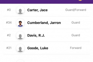 记者晒G联盟官网阵容截图：看到南湾湖人阵中有詹姆斯 我忍俊不禁