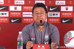 0-2遭国足U22双杀！韩国队主帅：不担心恐中症，这只是场友谊赛